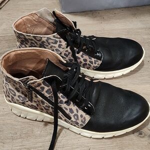 Naot Polaris Animal Print High Top Sneaker